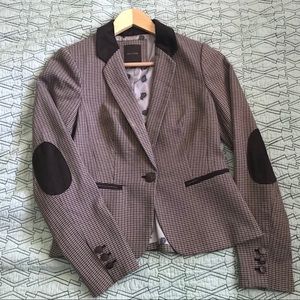 The Limited Houndstooth blazer with elbow patches!